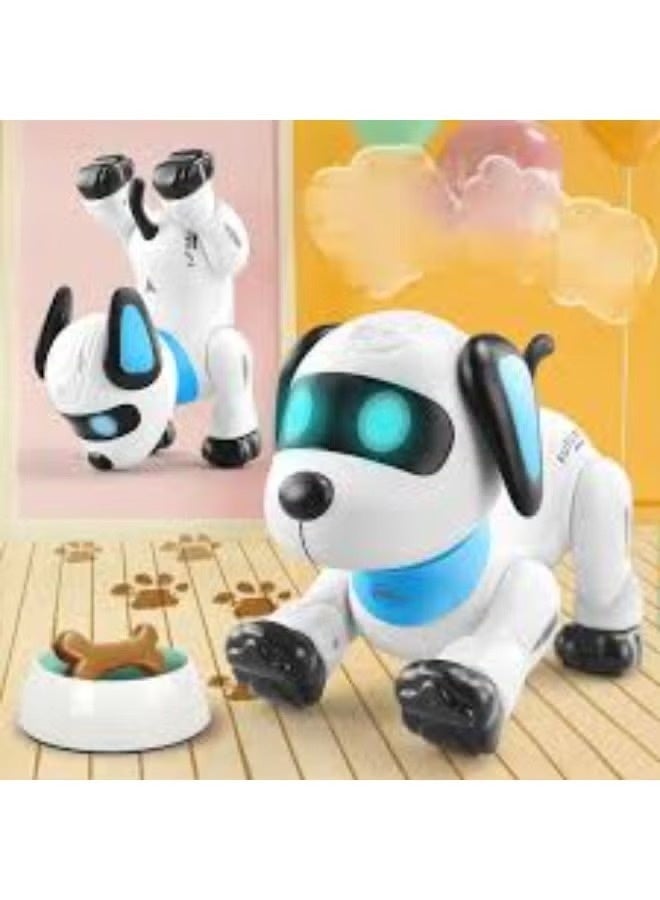 Robot Stunt Dog Toy Remote Control Smart Dog for Kids with Lights, Music, Voice Control, Programmable Tricks, 360° Spins, Dancing Walking Interactive Robot Pet Gift for Boys & Girls 3+ - Image 3