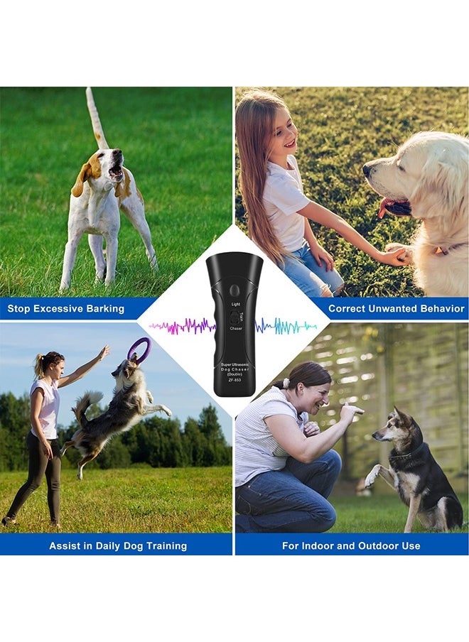 Generic - Anti Barking Control Device, Ultrasonic Anti Barking Device Dog Bark Deterrent with 3 Modes and LED Light, Dual Sensor Dog Barking Control Devices Dog Training Tools, Safe for Human & Dogs, up to 33FT - Image 1