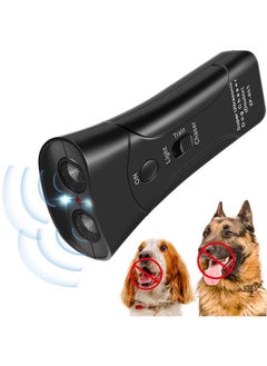 Anti Barking Control Device, Ultrasonic Anti Barking Device Dog Bark Deterrent with 3 Modes and LED Light, Dual Sensor Dog Barking Control Devices Dog Training Tools, Safe for Human & Dogs, up to 33FT