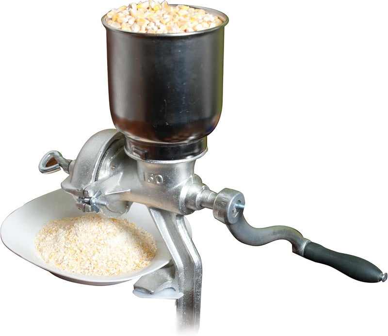 Chard GM-150 Grain Mill, Tin Coated Cast Iron,Silver - Image 2