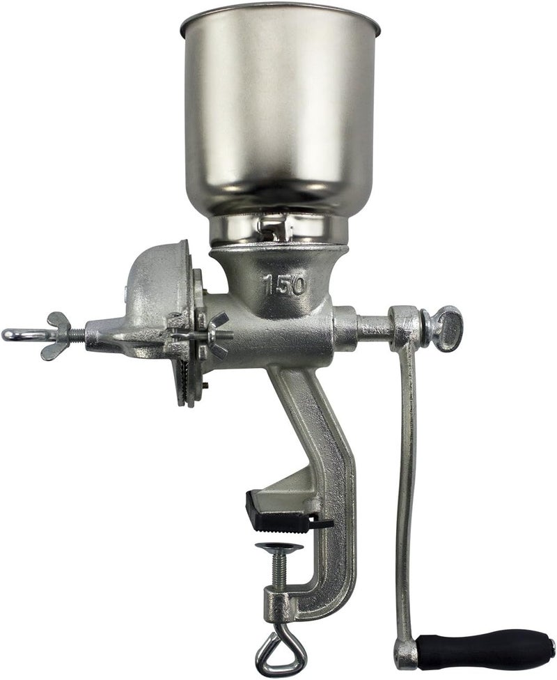 Chard GM-150 Grain Mill, Tin Coated Cast Iron,Silver - Image 1