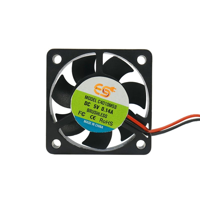 Electronicspices Electronic Spices Mini 4010 1.55 Inch (40x40x10mm) Brushless 5v Dc Exhaust Cooling Fan Single Piece - Image 5