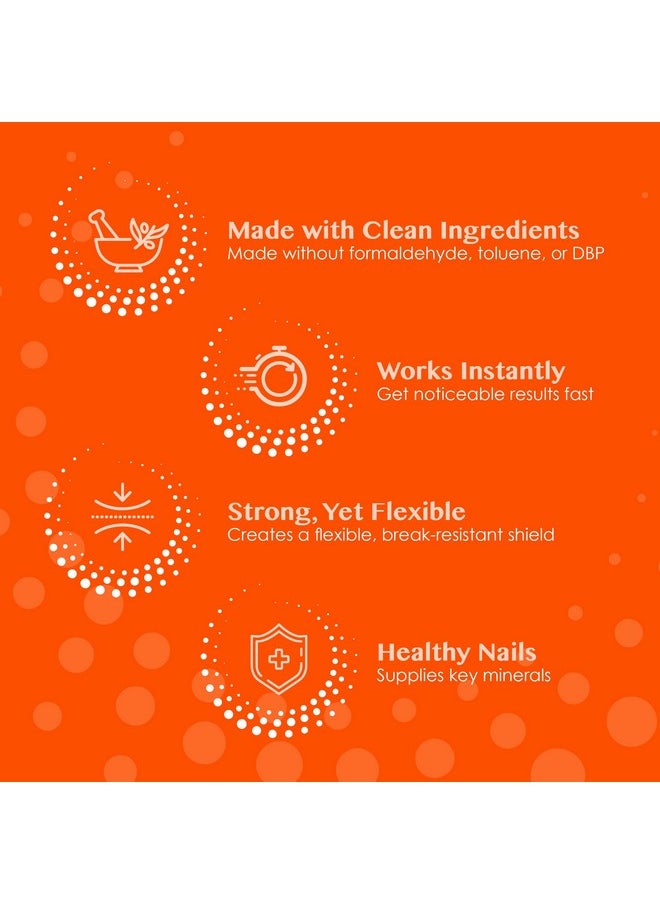 Nutra Nail Invisible Flex Hardener Instant Protective & Restorative Clear Gel Top Coat Shield For Brittle Damaged Nails 0.5 Fl Oz  - Image 5
