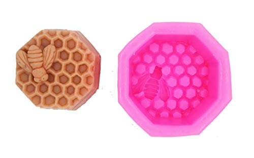 Longzang 2.5" Bee Honeycomb 50188 Craft Art Silicone Soap Mold Craft Molds DIY - Image 3