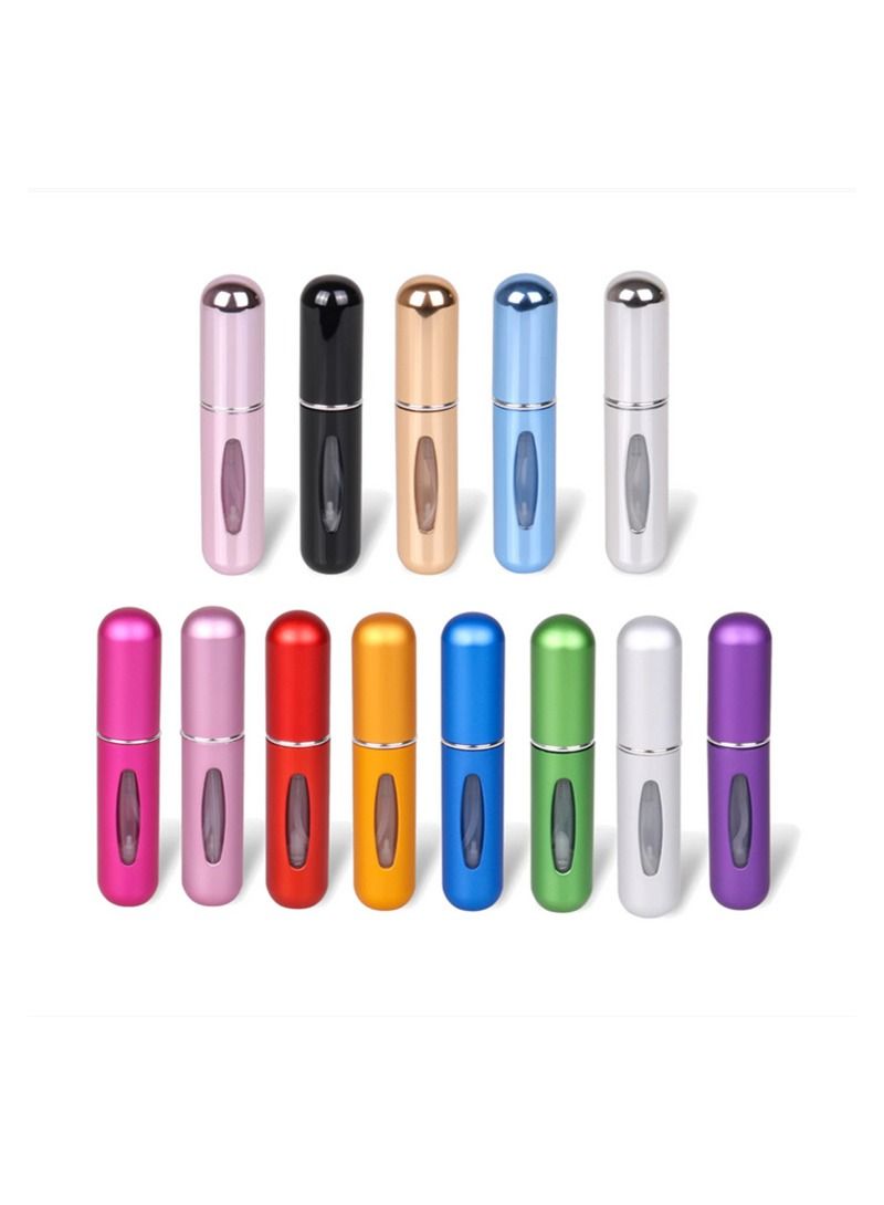 OSYA 12pcs Perfume Spray Bottle Set,Portable Perfume Refillable Spray Bottle,Mini Atomizer Spray Perfume Bottle Set for Travel - Image 1