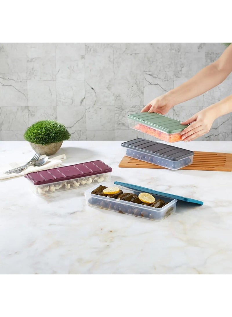 Bizimevde Mini Storage Box 2-Piece Storage Box (1.2 Lt)  - Image 2