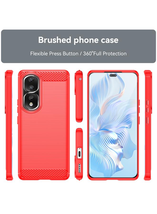 اس-توب جراب لهاتف Honor 80 Pro مصنوع من ألياف الكربون TPU بملمس ناعم - Image 2