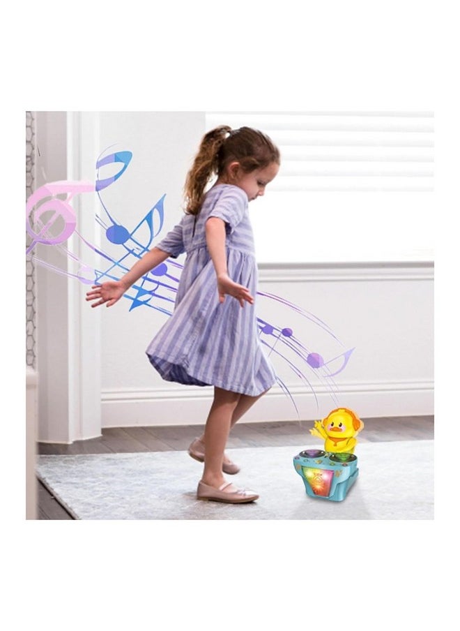 Kiti Kits - Musical Duck Toy | Moving Animal Toys with Music & LED Lights - Musical Dancing Duck Toy, Christmas Animated Plush Toys, Babies Music Toy, Interactive Learning Toy for Children 3+ Years - Image 1
