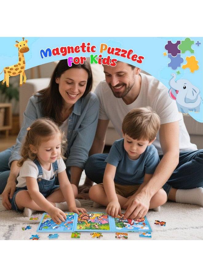 LovesTown كتاب الألغاز المغناطيسية من لوفزتاون - ألعاب تعليمية للحيوانات - ألعاب سفر للأطفال الصغار - أنشطة رحلة على الطريق - Image 3