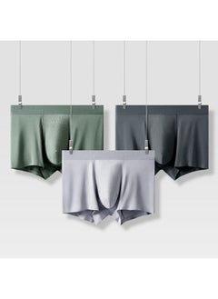 Mens Boxer Shorts Soft Cotton Men Pack Breathable Mens Underwear Boxer Briefs