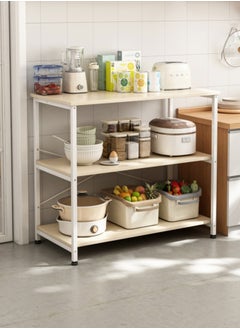 Harlan Adjustable Kitchen Storage Rack, 3-Tier Storage Shelf, Coffee Corner Table, Multi-use Organizer Rack for Kitchen, Living room, Bedroom.  - Image 1
