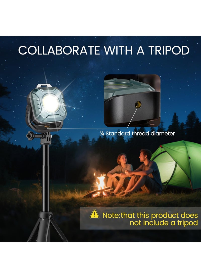 QLIGHT QLIGHT 2PACK Rechargeable Mini Flashlight Outdoor Led Torch Light, COB Camping Lights Outdoor, Adjustable Color Temp (2700K-8000K), Waterproof, Emergency Light Rechargeable, Light for Camping - Image 4