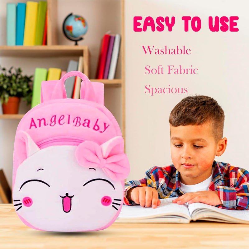 ADISA Kids Backpack Toddler Bag Back Pack Plush Cartoon for Girls and Boys 1-5 Years - Image 3