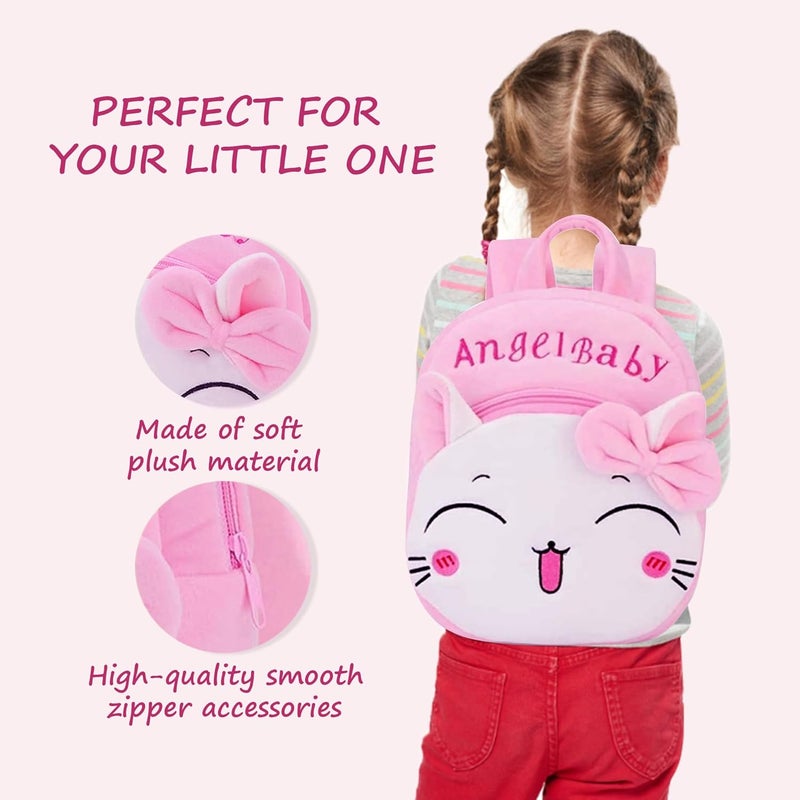 ADISA Kids Backpack Toddler Bag Back Pack Plush Cartoon for Girls and Boys 1-5 Years - Image 4