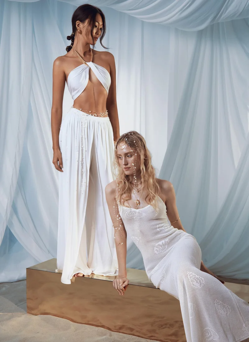 Lichi Loose-fitting trousers with gathers at the waist