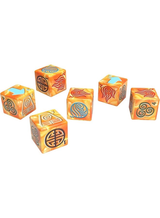 USAopoly Avatar The Last Airbender Premium Dice Set | Collectible d6 with Custom Tin Case | Officially Licensed 6-Sided Dice - Image 3