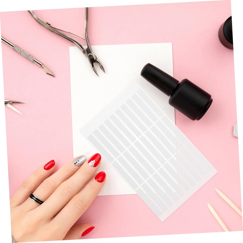 10pcs Transparent Double Sided Nail Adhesive Tabs for Easy Application Durable Jelly Glue for Stylish Manicure Versatile Fake Nail Stickers for Various - Image 5