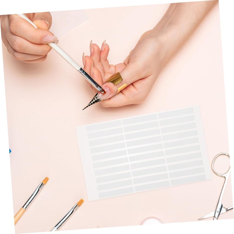 10pcs Transparent Double Sided Nail Adhesive Tabs for Easy Application Durable Jelly Glue for Stylish Manicure Versatile Fake Nail Stickers for Various - Image 4