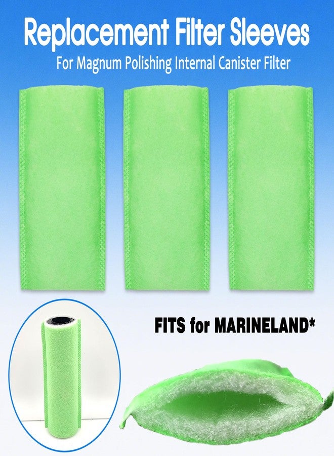 xcivi 9PCS Accessories Compatible with Marineland Magnum ML90770 Canister Filters, Media Filter Bags Activated Carbon, Polishing Internal Canister Filter for MarineLand Magnum Micron Cartridge PA0140 - Image 4