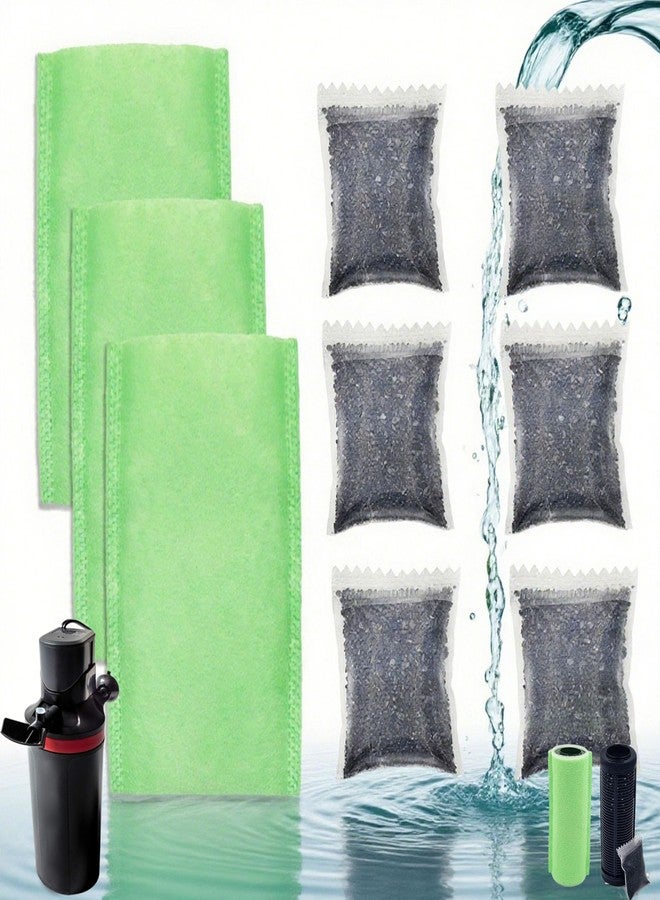 xcivi 9PCS Accessories Compatible with Marineland Magnum ML90770 Canister Filters, Media Filter Bags Activated Carbon, Polishing Internal Canister Filter for MarineLand Magnum Micron Cartridge PA0140 - Image 1