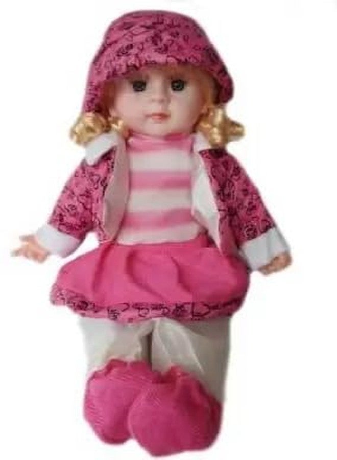 Mayank & Company Musical and Singing Poem Girl Doll, Small Size - Image 1