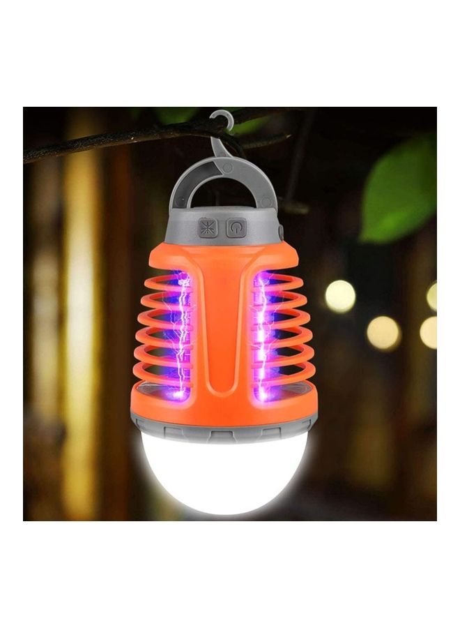 NIBEMINENT 2-In-1 Tent Light Waterproof Rechargeable Mosquito Killer Lamp orange - Image 1