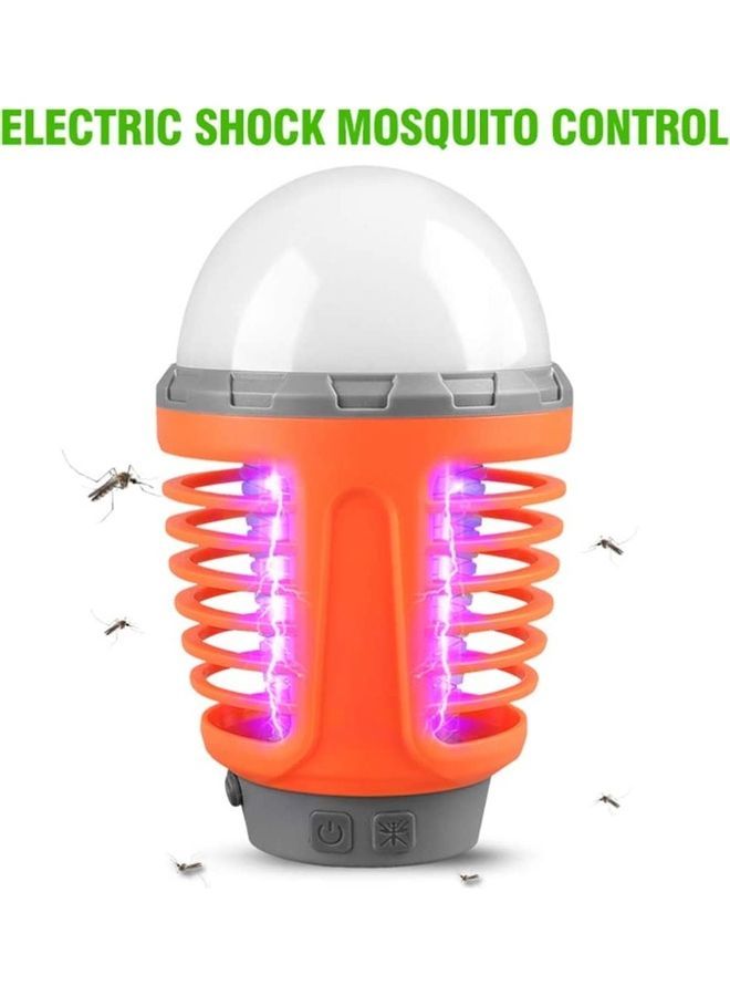 NIBEMINENT 2-In-1 Tent Light Waterproof Rechargeable Mosquito Killer Lamp orange - Image 2
