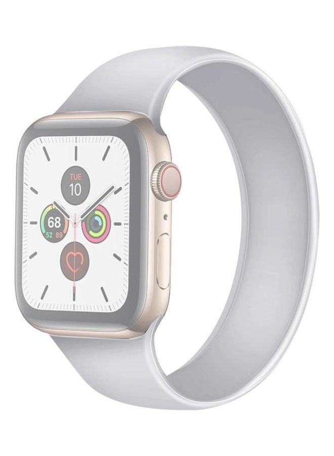 نيبمينينت سوار بديل بتصميم تراثي لساعة أبل سيريس 1/ 2/ 3/ 4/ 5/ 6/ 7/ SE مقاس 38-40-41 مم أبيض - Image 1