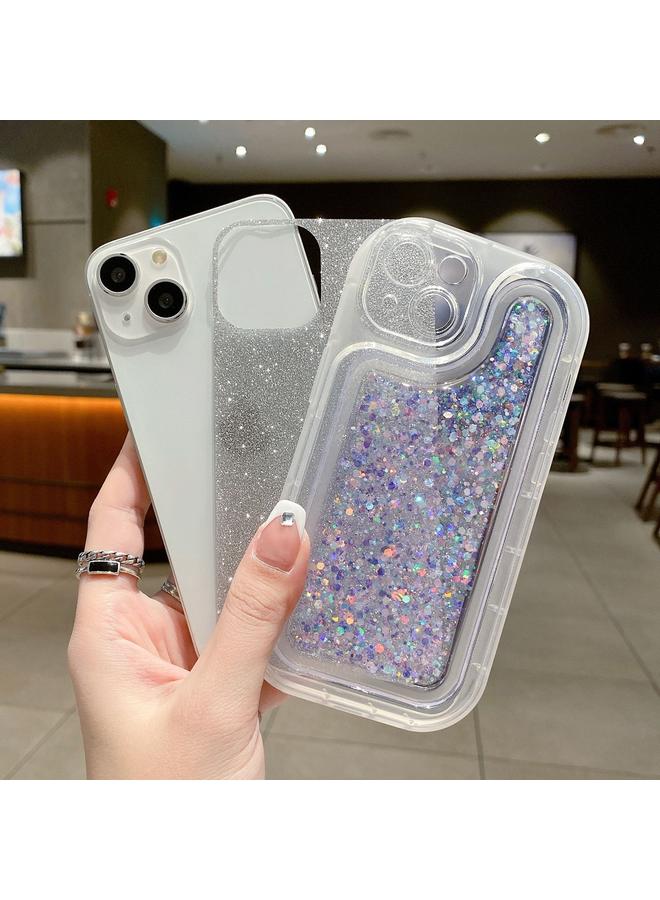 S-TOP Case For iPhone 12 Pro Max Luminous Sequins Glitter Epoxy Phone Case - Image 4
