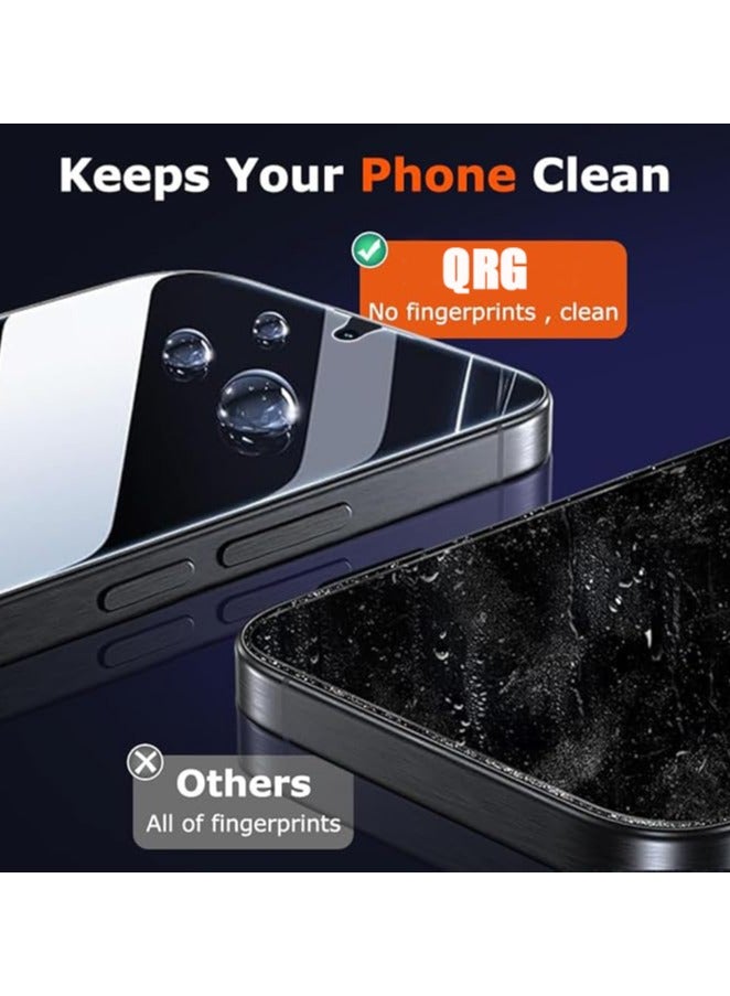 2 Pack Compatible with Samsung Galaxy A06 Screen Protector Glass, Premium 9H Hardness Anti-Scratch Bubble Free Tempered Glass Screen Protector  - Image 5