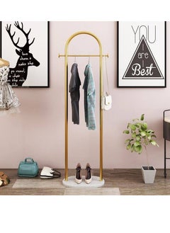 Beauenty Gold Metal Clothes Hanger Bedroom Hanging Rack Corner Shelf Organizer Living Room Home Furniture ﻿  - Image 2