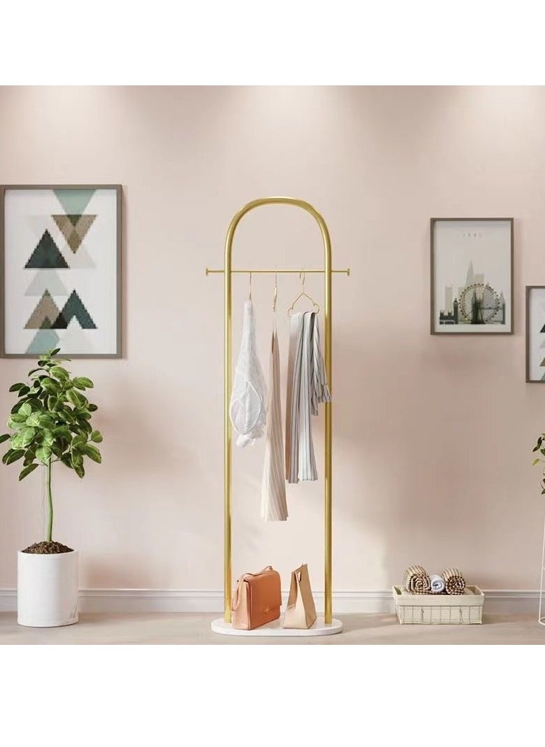 Beauenty Gold Metal Clothes Hanger Bedroom Hanging Rack Corner Shelf Organizer Living Room Home Furniture ﻿  - Image 5