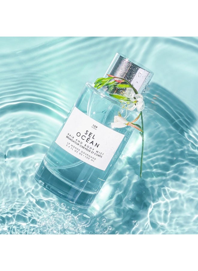 LE MONDE GOURMAND - Sel Océan Hair & Body Mist 3.4Oz (100Ml) Honeysuckle, Muguet And Pink Sea Salt Fragrance Notes - Image 1