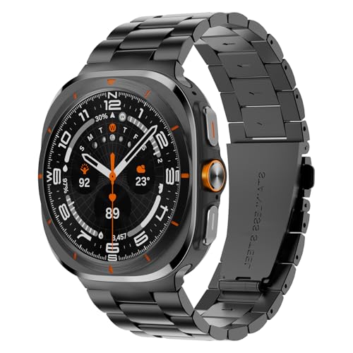 SPGUARD Band Compatible with Samsung Galaxy Watch Ultra 47mm(2025/2024),Metal Stainless Steel Bands Strap Men Women,NOT for Galaxy Watch 8 7 6 5 4 Band 40mm 44mm 45mm/Watch 8 6 4 Classic 42mm 46mm 43mm 47mm - Image 1