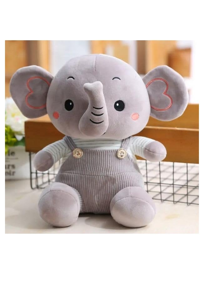 Elephant Soft Toy 30Cm Medium Size | For Kids With Super Soft Plush And Shimmery Accents | Inserts | Multi-Use And Safe | Cultivates Imagination And Interaction - Image 1