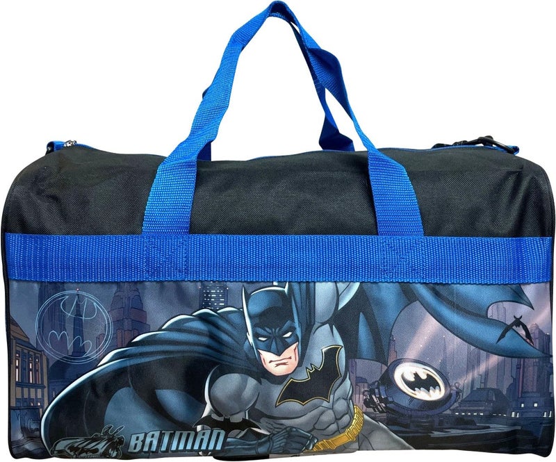 Ruz 18 Inch Kids Duffel Bag Overnight CarryOn Travel And Sports Bag Batman - Image 2