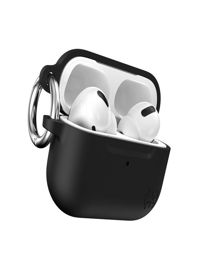 Speck Products Presidio W/Soft Touch for Airpods Pro 2nd/1st Generation Case, Black/Bright Silver - Image 5