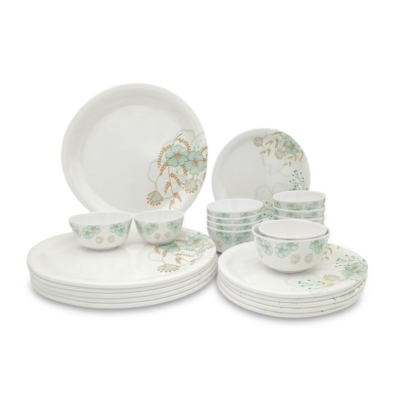 SUPERWARE Food Grade Melamine Dinner Set Haven 24 pcs Stain Free Glazed Finish - Image 1