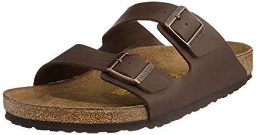 Birkenstock Women's Arizona Birko-Flo Dark Brown Birko-flor Sandals - 38N EU (US Men's 5-5.5, US Women's 7-7.5) - Image 2