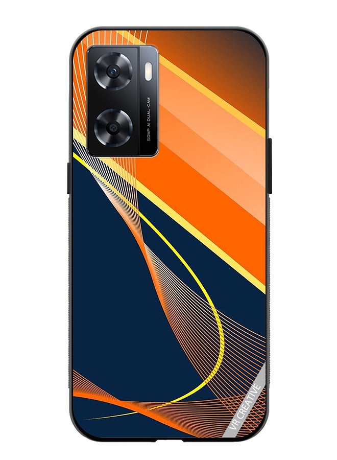 VR CREATIVE Protective Case Cover For Oppo A57/A77s Layers Design Multicolour - Image 1