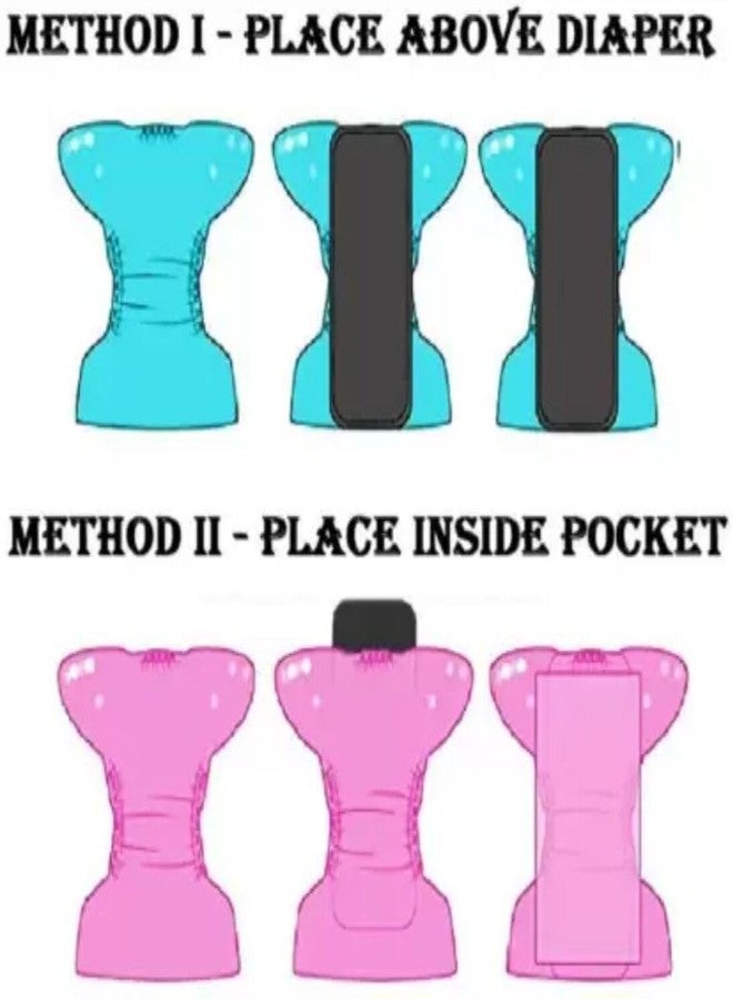 Kogar Print Reusable Cloth Diapers + Insert Pad Washable 100% Absorption (0-3 Yr) - Image 3