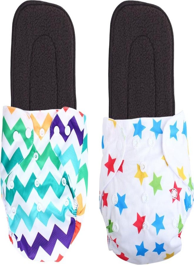 Kogar Print Reusable Cloth Diapers + Insert Pad Washable 100% Absorption (0-3 Yr) - Image 1