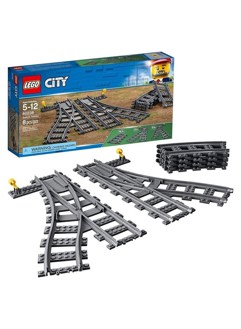 LEGO - City Switch Tracks 8 Pieces - 60238 - Image 2
