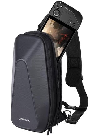 Carrying Case For Steam Deck Console & Rog Ally Devices Hard Shell Protective Crossbody Double Layer Backpack With Multi Pockets For Ac Adapter Steam Deck Docking Station&Accessories Bg0105A - pzsku/ZE1A8E77D0424DF9642D3Z/45/_/1740929210/47fb6624-abc5-46ba-bab1-8f87abc5abab
