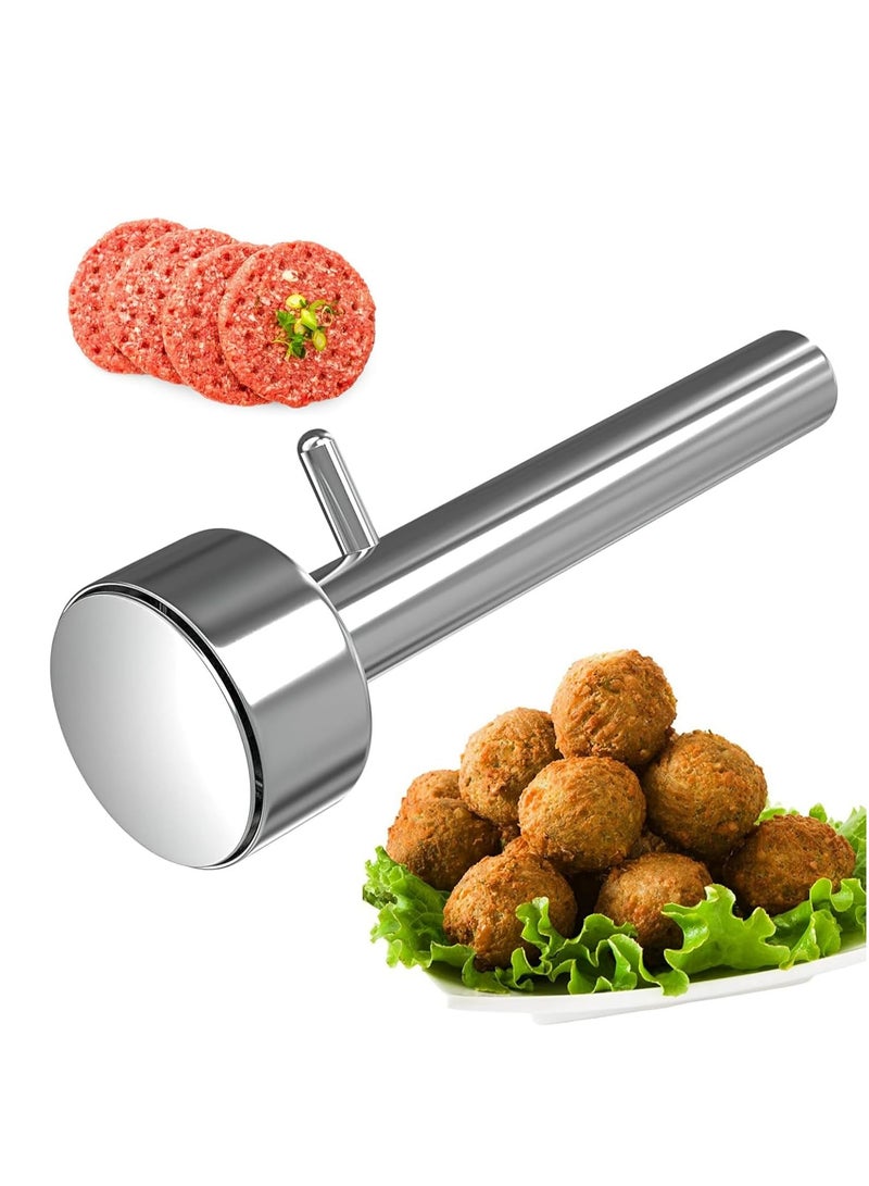 إسكدنيا أداة طهي من الفولاذ المقاوم للصدأ غير لاصقة لقالب الطهي المصنوع من الفولاذ المقاوم للصدأ، لصنع الكرات وكرات اللحم. - Image 1