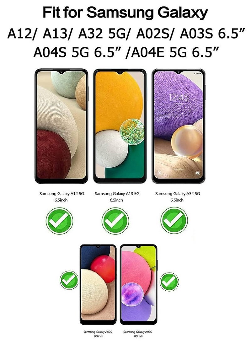 we3 2 Pieces Tempered Glass Screen Protector Anti-Spy Privacy Designed For Samsung Galaxy A12 Full Screen Coverage And Bubble Free  - Image 3