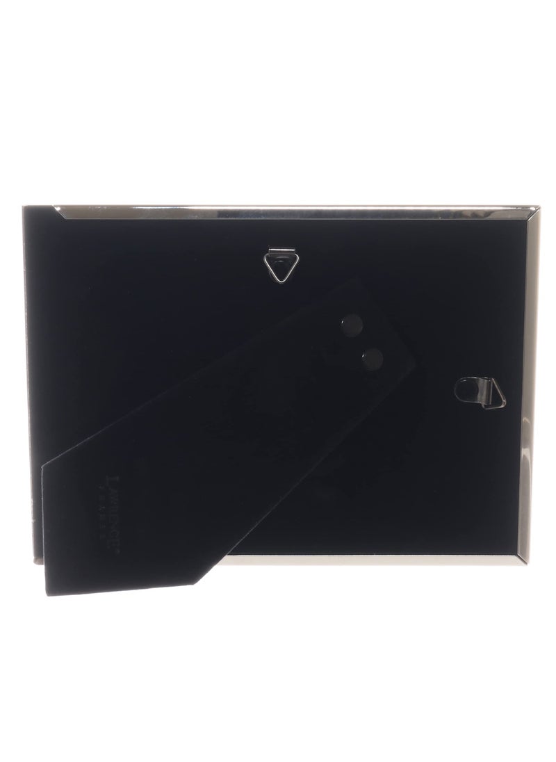 Lawrence Frames 4x6 Silver Metal Dog Picture Frame - Dog Bone Design  - Image 5