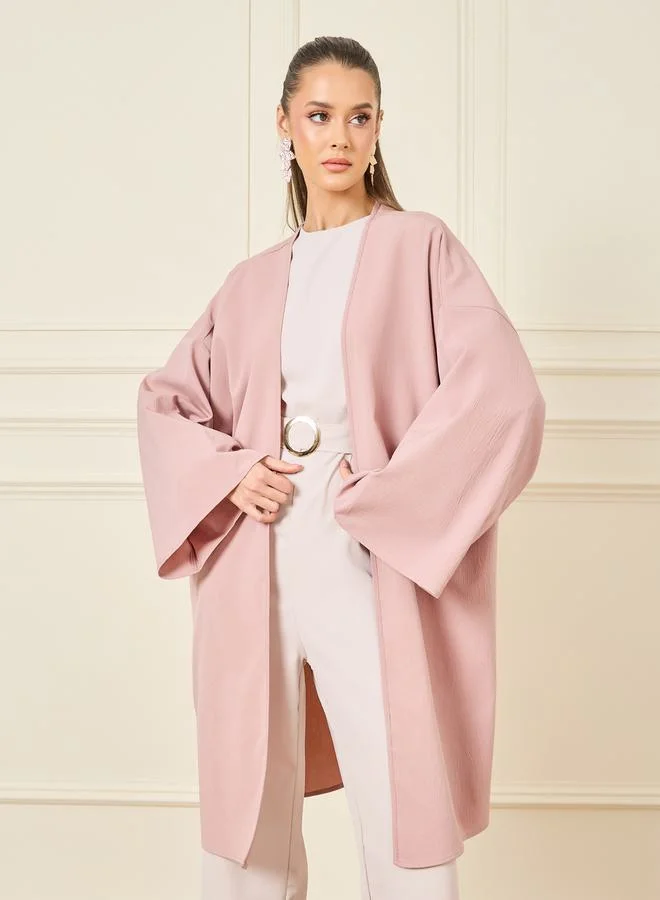 Styli Oversized Textured Midi Length Kimono