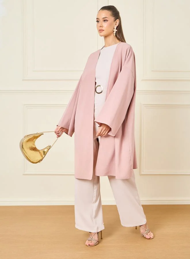 Styli Oversized Textured Midi Length Kimono