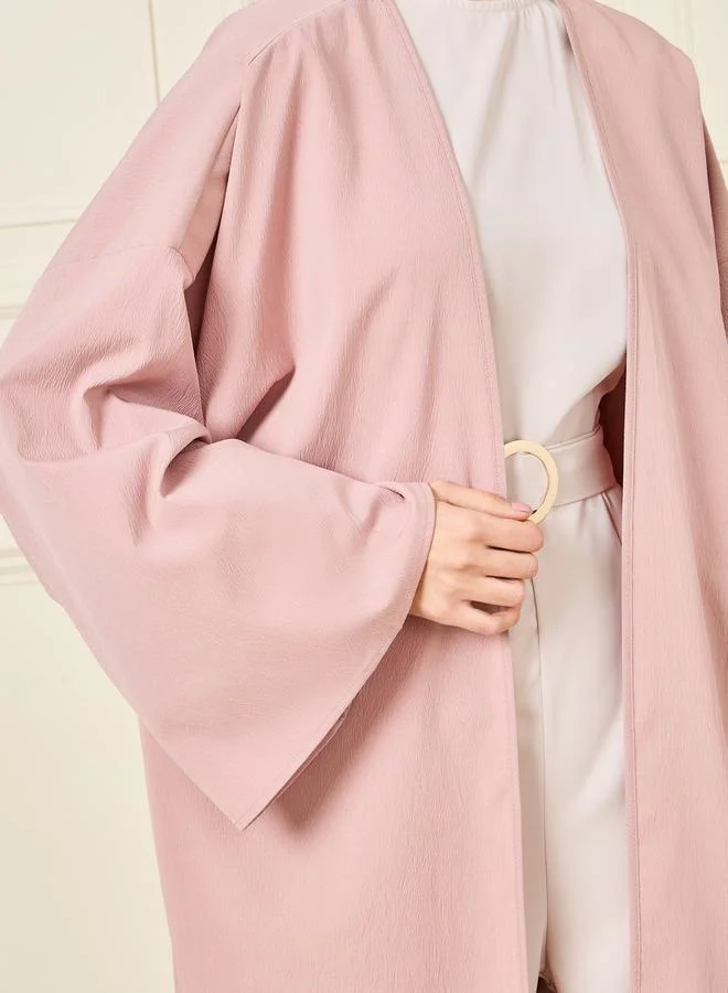 Styli Oversized Textured Midi Length Kimono
